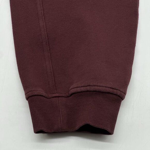 Lululemon Scuba High-Rise Jogger Size 6 Red Merlot Fleece Athletic Pants - FLAW! - Picture 4 of 13
